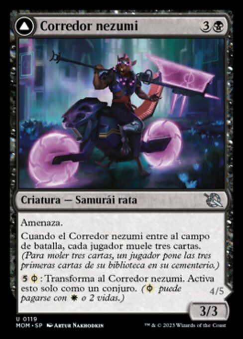 Nezumi Freewheeler // Hideous Fleshwheeler