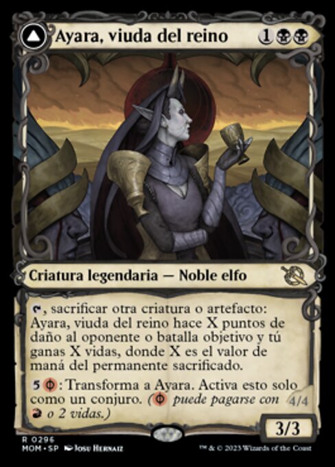 Ayara, Widow of the Realm // Ayara, Furnace Queen