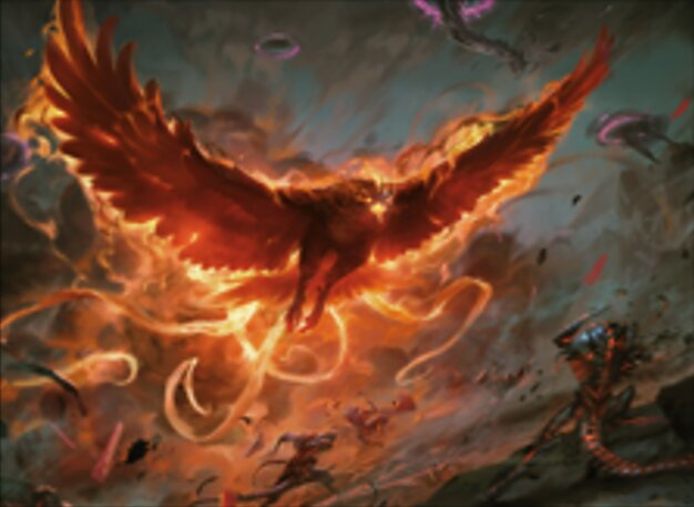 Phénix aux plumes sanguinolentes