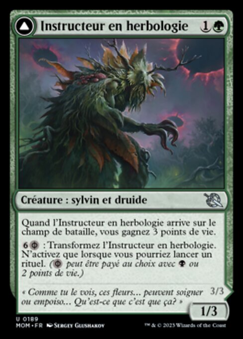 Herbology Instructor // Malady Invoker