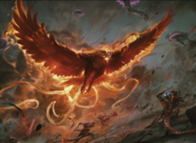 Phénix aux plumes sanguinolentes