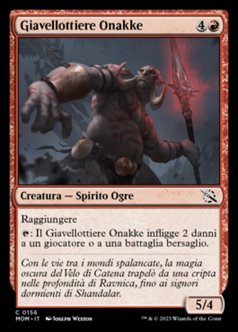 Giavellottiere Onakke