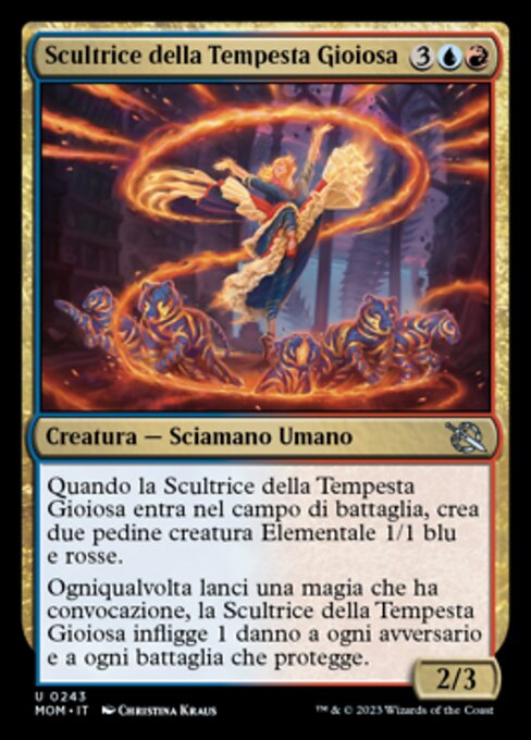 Scultrice della Tempesta Gioiosa