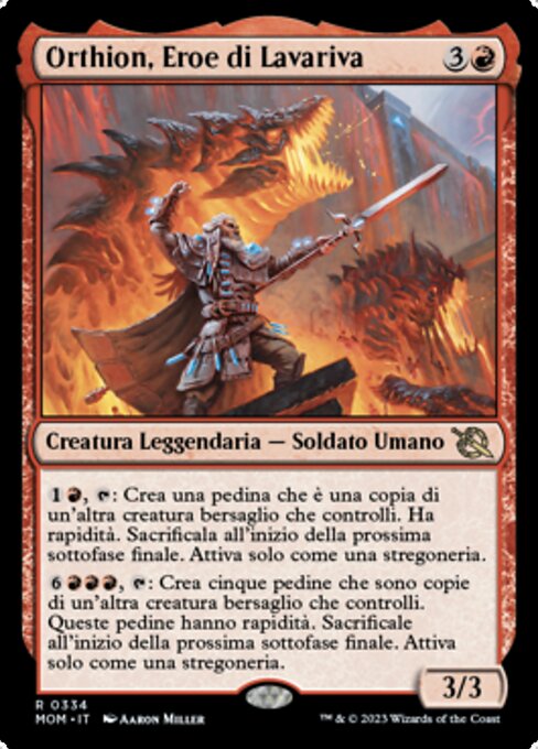 Orthion, Eroe di Lavariva