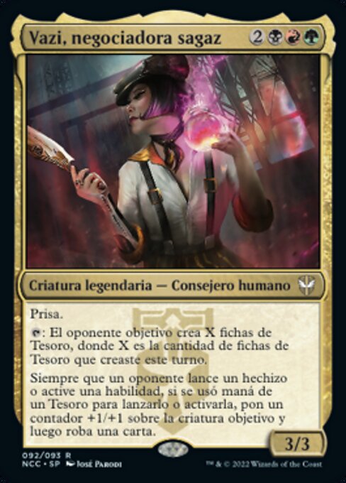 Vazi, negociadora sagaz