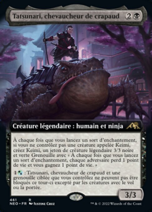 Tatsunari, chevaucheur de crapaud