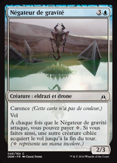 Négateur de gravité