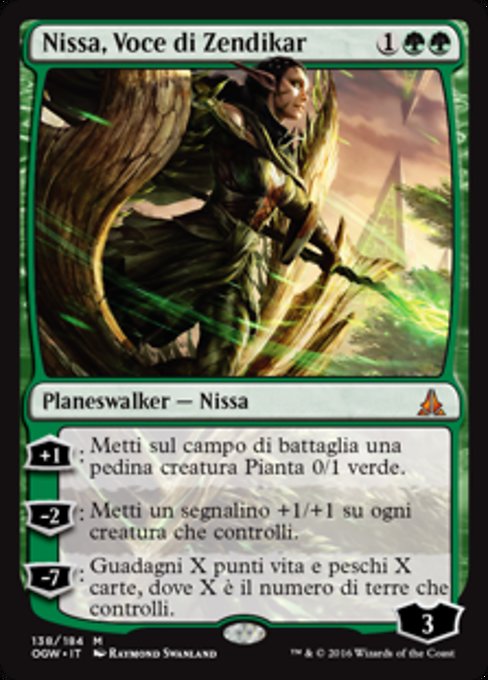 Nissa, Voce di Zendikar