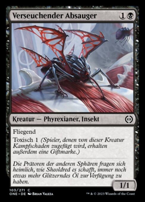 Verseuchender Absauger