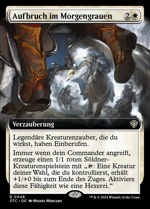 Aufbruch im Morgengrauen