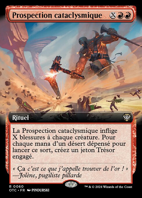 Prospection cataclysmique