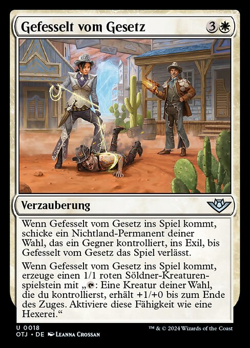 Gefesselt vom Gesetz