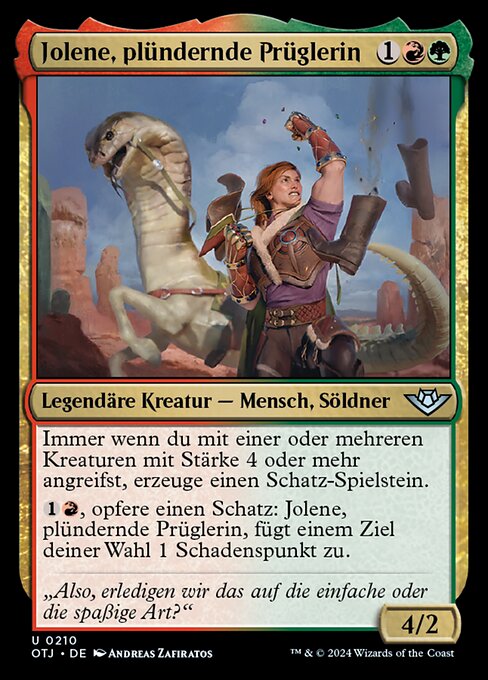 Jolene, Plundering Pugilist