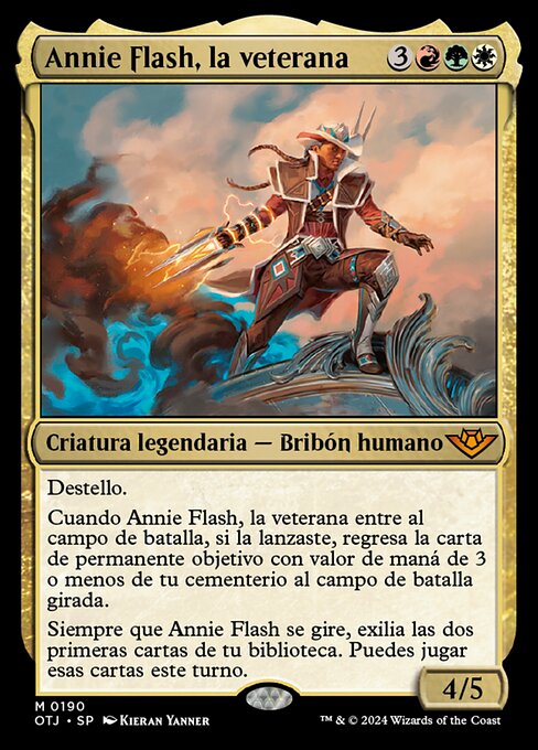 Annie Flash, la veterana