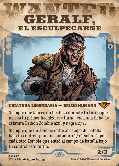 Geralf, el esculpecarne