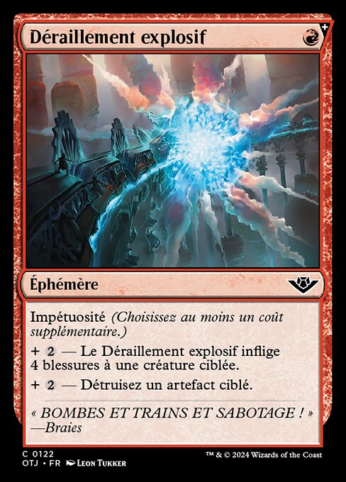 Explosive Derailment