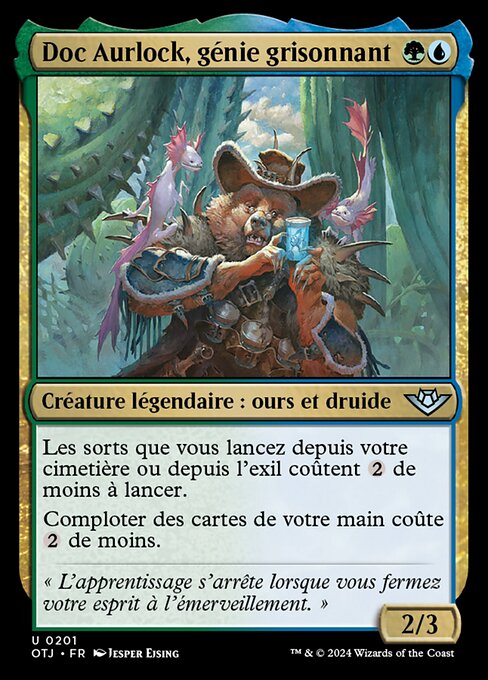 Doc Aurlock, Grizzled Genius