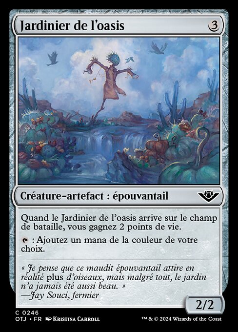 Jardinier de l'oasis