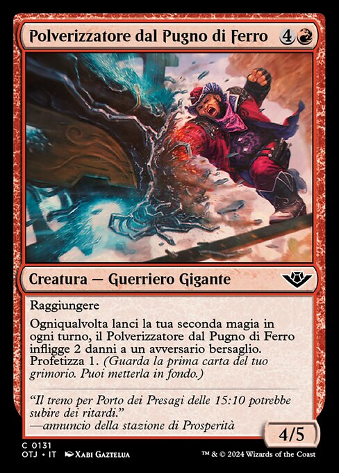 Polverizzatore dal Pugno di Ferro