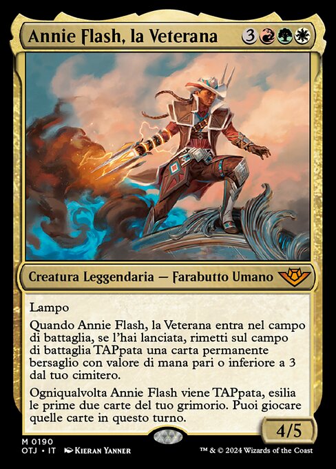 Annie Flash, la Veterana