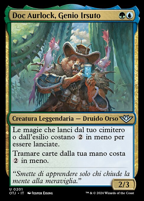 Doc Aurlock, Genio Irsuto