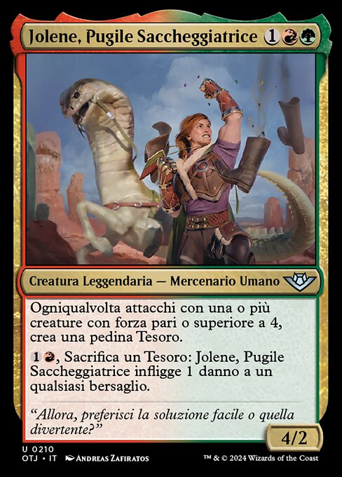 Jolene, Plundering Pugilist