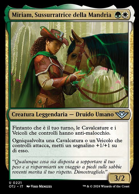 Miriam, Sussurratrice della Mandria