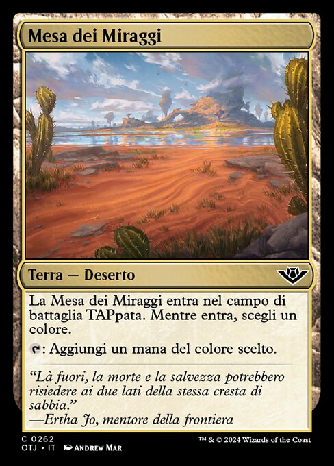 Mesa dei Miraggi