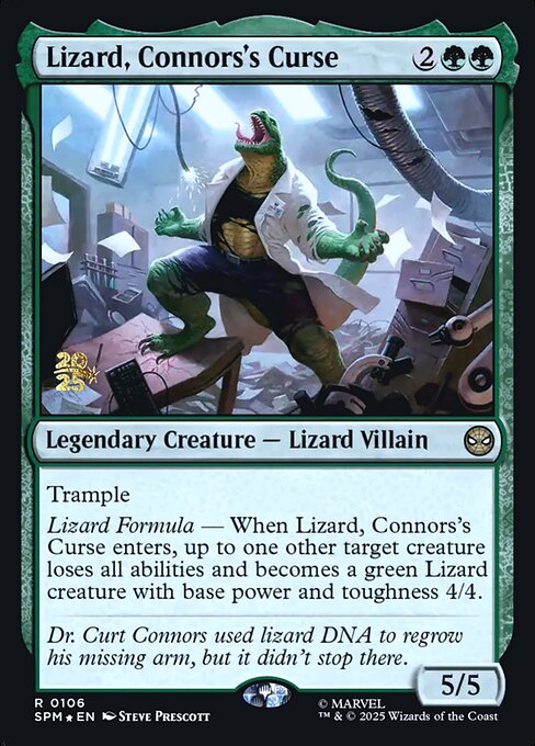 Lizard, Connors's Curse
