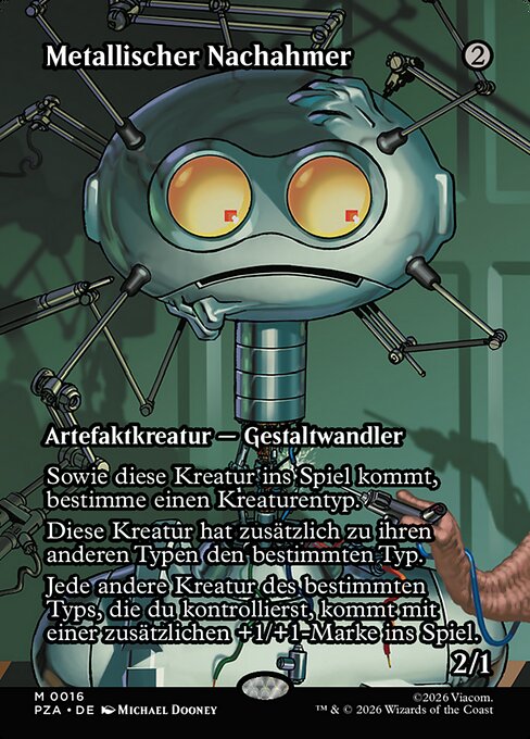 Metallischer Nachahmer