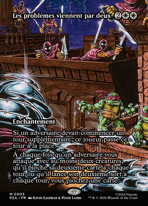 Les problèmes viennent par deux