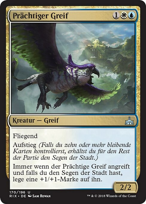 Prächtiger Greif