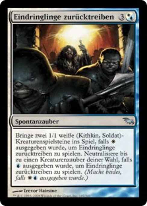 Eindringlinge zurücktreiben