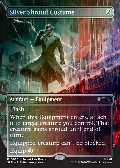 Silver Shroud Costume