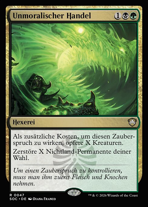 Unmoralischer Handel
