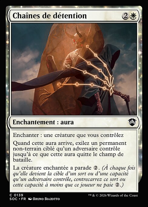 Chaînes de détention