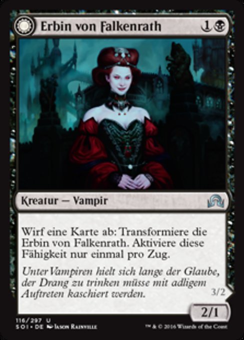 Heir of Falkenrath // Heir to the Night