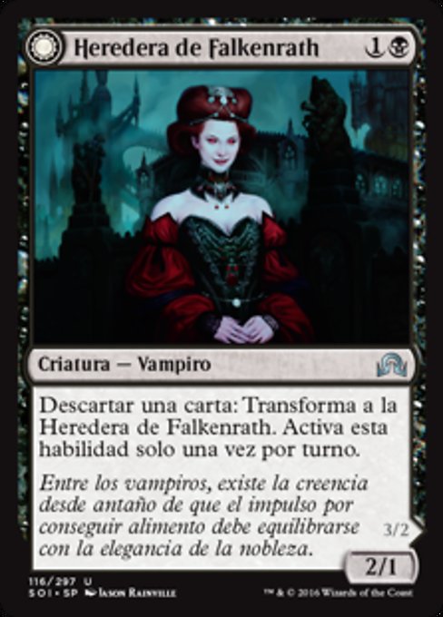 Heir of Falkenrath // Heir to the Night