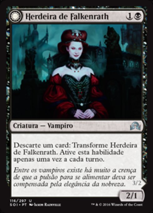 Heir of Falkenrath // Heir to the Night