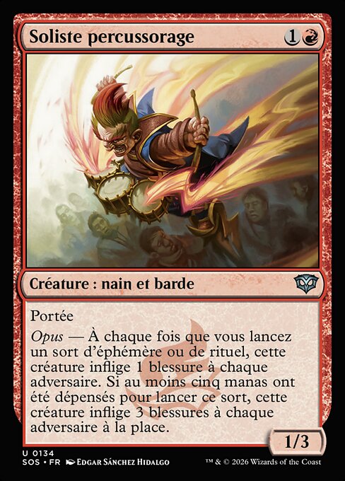 Soliste percussorage