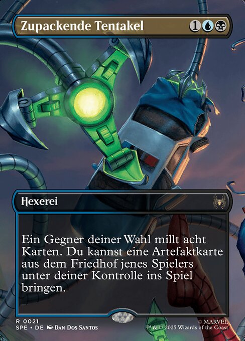 Zupackende Tentakel