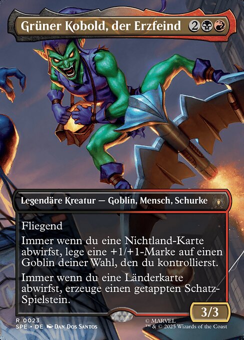 Grüner Kobold, der Erzfeind