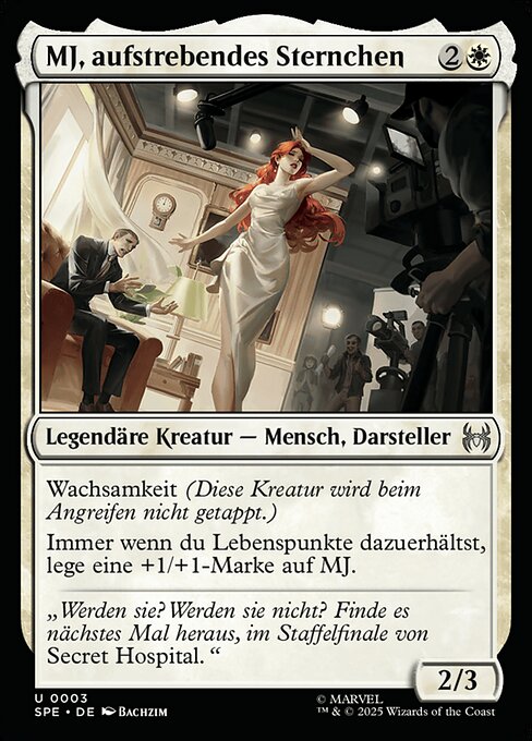 MJ, aufstrebendes Sternchen