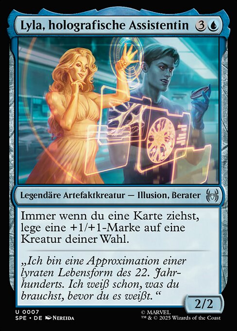 Lyla, holografische Assistentin