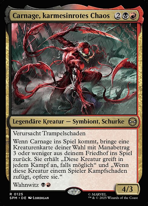 Carnage, karmesinrotes Chaos