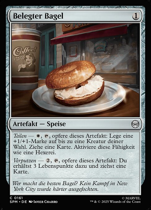 Belegter Bagel