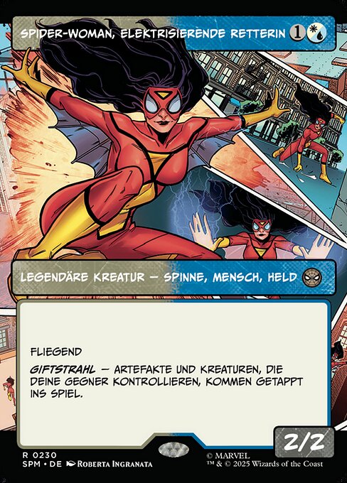 Spider-Woman, elektrisierende Retterin