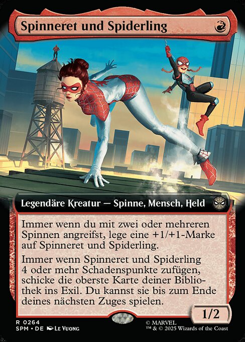 Spinneret und Spiderling