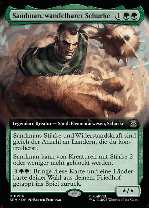 Sandman, wandelbarer Schurke