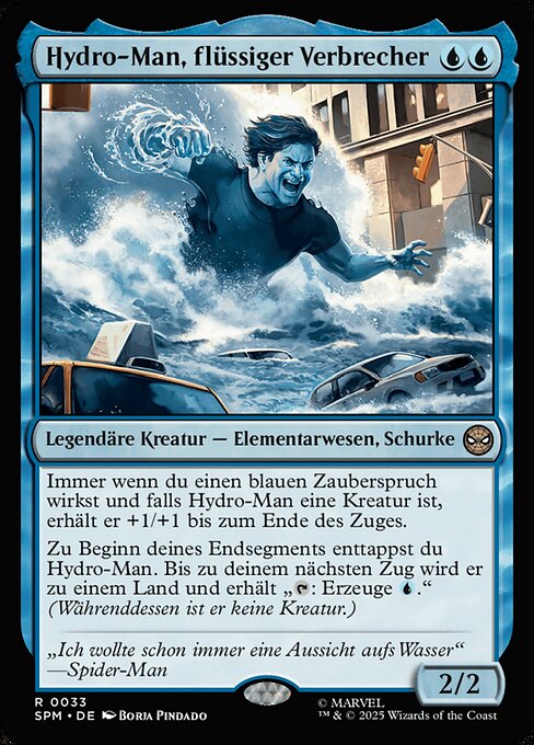 Hydro-Man, flüssiger Verbrecher